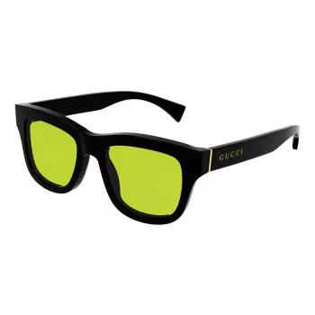 Gucci GG1135S-005 Unisex Sunglasses Black Frame Grey Lens 51mm