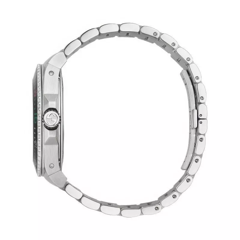 Gucci Men's Watch YA136218 45mm Stainless Steel Swiss Quartz Dive Watch