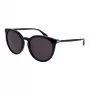 GUCCI Women's GG0064SK-001 Rectangular Sunglasses - Black Acetate Frame, Grey Nylon Lenses, 55/20/135 mm