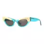 GUCCI Women's GG1167S-004 Cat Eye Sunglasses Black Acetate Dark Grey Lens 52/21/140 mm
