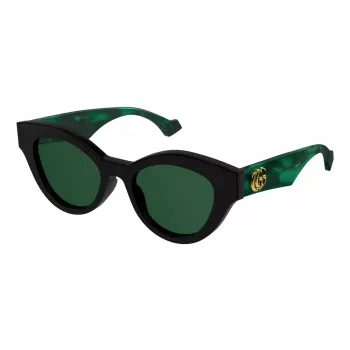 Gucci Women's Sunglasses GG0957S-001 Black Square Frame Grey Lens 54mm