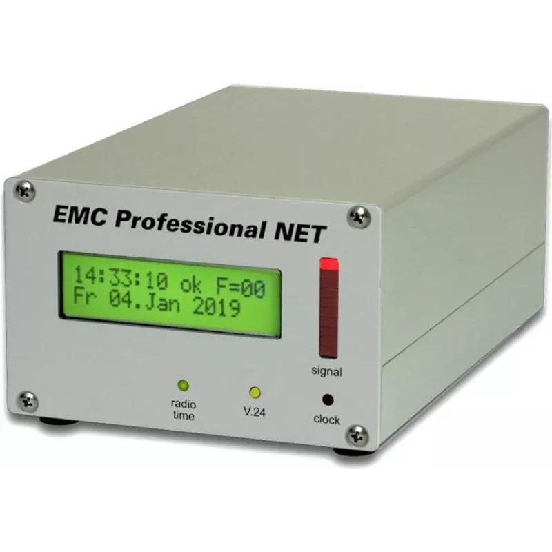 GÜDE 3001 Industrial DCF77 NTP Time Server with DIN Rail Mount and PoE