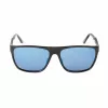 GUESS GF00048-5901C Men's Rectangular Sunglasses - Black Frame, Grey Lens