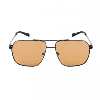 GUESS GF00060-6001E Men's Rectangular Sunglasses Black Smoke Tint 60/13/140 mm