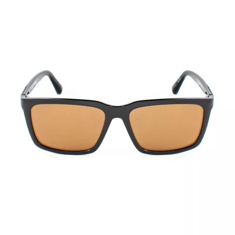 GUESS GF00062-5901E Men's Square Sunglasses - Black Frame, Grey Lens, 59mm