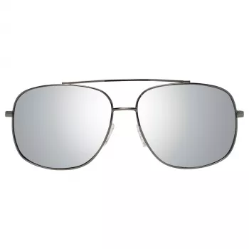 GUESS GF0207-08C Men's Sunglasses - Dark Grey Frame, Grey Lens, 60mm