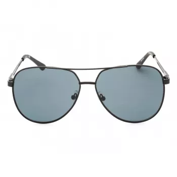 GUESS GF0231-02A Men's Rectangular Sunglasses - Black Frame Grey Lens 58mm