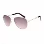 GUESS GF0408-6132F Women's Rectangular Sunglasses - Gradient Lens - 61/18/135 mm