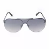GUESS GF5053-0008F Men's Square Sunglasses - Black Frame Smoke Lens 58mm
