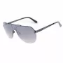 GUESS GF5053-0008F Men's Square Sunglasses - Black Frame Smoke Lens 58mm