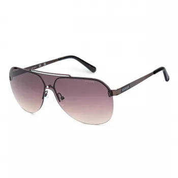 GUESS GF5053-0048F Men's Rectangular Sunglasses Havana Brown Gradient