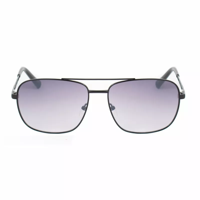 GUESS GG2114S-01B Men's Sunglasses Black Square Frame Grey Gradient Lens 60mm