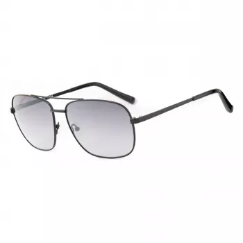 GUESS GG2114S-01B Men's Sunglasses Black Square Frame Grey Gradient Lens 60mm