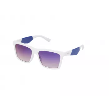 GUESS MAN Sunglasses GO00067-5621C Rectangular Shiny Black Frame Smoke Lens 56/16/145 mm