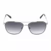 GUESS MAN Sunglasses GU00147-5605B Rectangular Black Acetate Frame Grey Polycarbonate Lens 56/16/145 mm UV400