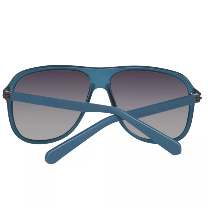 GUESS MAN Sunglasses GU6876-5991B Rectangular Black Frame Grey Lens 59mm