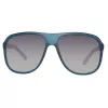 GUESS MAN Sunglasses GU6876-5991B Rectangular Black Frame Grey Lens 59mm