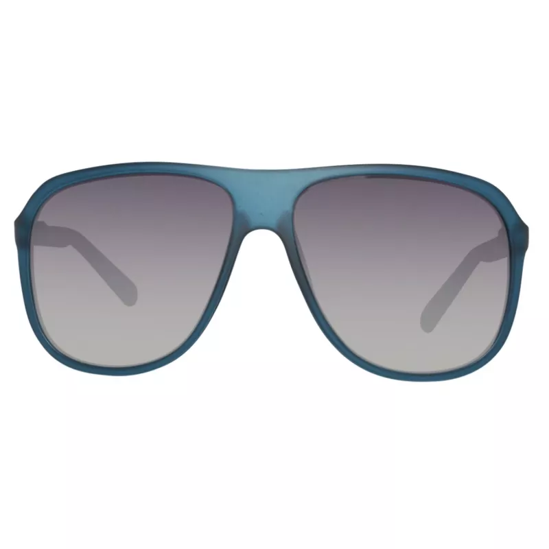GUESS MAN Sunglasses GU6876-5991B Rectangular Black Frame Grey Lens 59mm