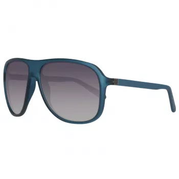 GUESS MAN Sunglasses GU6876-5991B Rectangular Black Frame Grey Lens 59mm