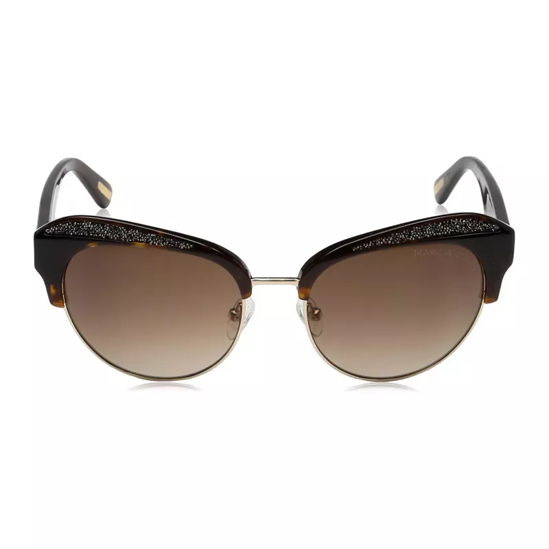 GUESS MARCIANO Women's Cat Eye Sunglasses GM0777-5552F Havana Brown Gradient 55mm