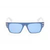 GUESS Men's Pilot Sunglasses GO00061-0021V Shiny Black Smoke Mirror