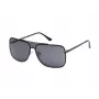 GUESS Men's Sunglasses GO00053-0001A Rectangular Black Frame Smoke Lens 57mm