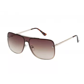 GUESS Men's Sunglasses GO00053-0032F Matte Black Rectangular Frame Smoke Lenses