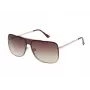 GUESS Men's Sunglasses GO00053-0032F Matte Black Rectangular Frame Smoke Lenses