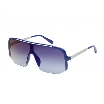 GUESS Men's Sunglasses GO00054-0090C Black Propionate Frame Grey Polycarbonate Lens 54mm