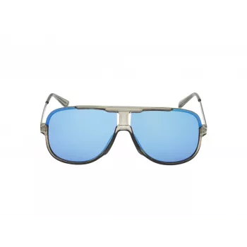 Guess Men's Sunglasses GO00060-6490C Rectangular Black Frame Grey Lens 64/12/140 mm