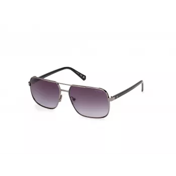GUESS Men's Sunglasses GU00119-5808B - Havana Frame, Grey Lenses, 58/14/140 mm