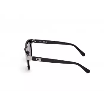 Guess Men's Sunglasses GU00214-4901A - Black Frame, Grey Smoke Lens, 49/21/145 mm