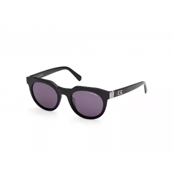 Guess Men's Sunglasses GU00214-4901A - Black Frame, Grey Smoke Lens, 49/21/145 mm