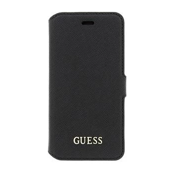 GUESS Saffiano Book Case for iPhone 6/6S - Black