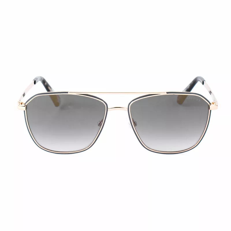 GUESS Sunglasses GU00147-5633C Havana/Brown Square Acetate Men's