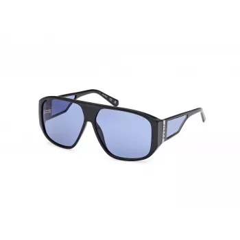 GUESS Unisex Sunglasses GU00135-6101V Black Frame Grey Gradient Lens 61mm