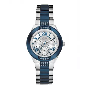 GUESS W0413L1 Women's Analog Quartz Watch 35.5 mm Stainless Steel Silver