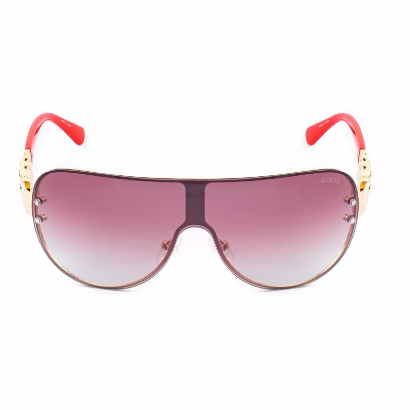 GUESS Women's Aviator Sunglasses GO00037-0032G Gold Frame Brown Gradient Lens 56mm