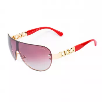 GUESS Women's Aviator Sunglasses GO00037-0032G Gold Frame Brown Gradient Lens 56mm