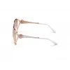 GUESS Women's Butterfly Cat Eye Sunglasses GU7626-5828U Havana/Brown Gradient 58mm