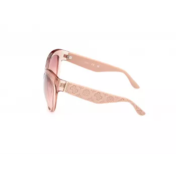 GUESS Women's Butterfly Sunglasses GU00130-6157U, Havana Frame with Brown Lenses