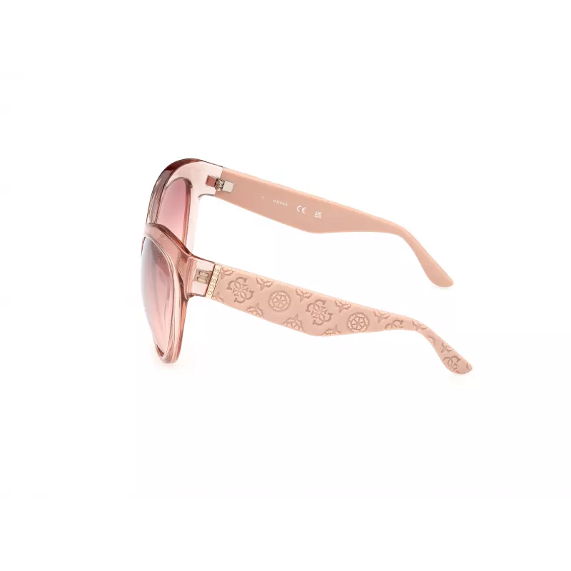 GUESS Women's Butterfly Sunglasses GU00130-6157U, Havana Frame with Brown Lenses