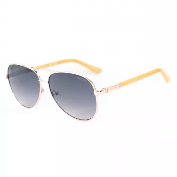 GUESS Women's Butterfly Sunglasses GU00173-6028W Havana Brown Gradient 60mm