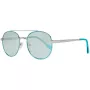 GUESS Women's Cat-Eye Sunglasses GF0367-10X - Shiny Black Frame, Smoke Gradient Lens, UV400 Protection