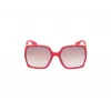 GUESS Women's Cat Eye Sunglasses GO00031-6266F - Shiny Black Frame, Gradient Smoke Lens, UV400 Protection