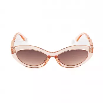 GUESS Women's Cat Eye Sunglasses GO00070-5572F Havana/Brown