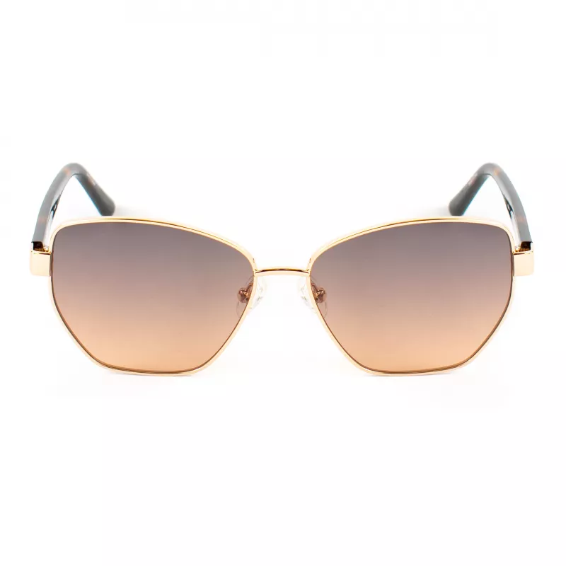 GUESS Women's Cat Eye Sunglasses GU00102-5632F Havana Brown Gradient 56mm