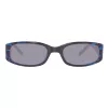 GUESS Women's Cat Eye Sunglasses GU7435-5192A Shiny Black Gradient Smoke 51mm