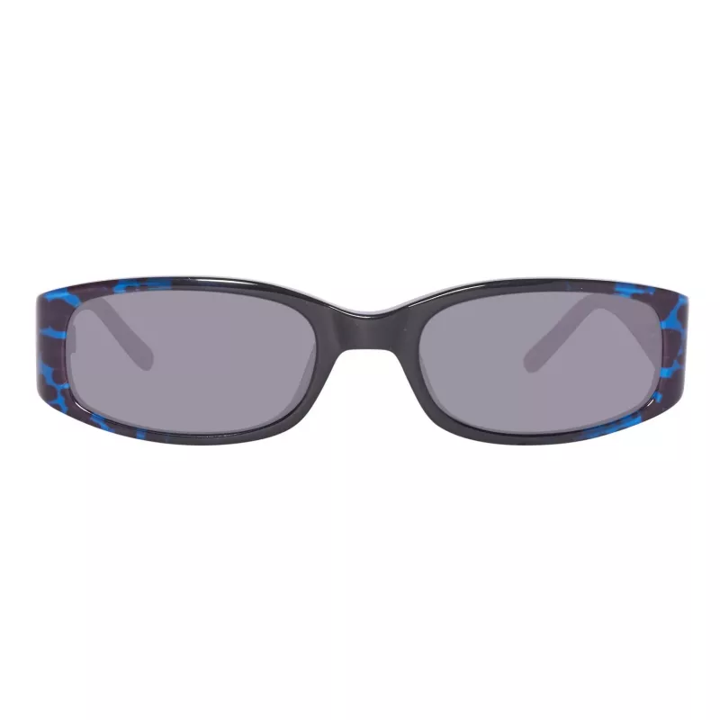 GUESS Women's Cat Eye Sunglasses GU7435-5192A Shiny Black Gradient Smoke 51mm