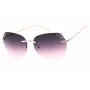 GUESS Women's GF0384-28T Brown Tortoise Butterfly Sunglasses, Brown Gradient Lenses, 61mm
